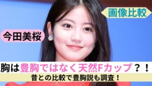 【画像比較】今田美桜の胸は豊胸ではなく天然Fカップ？！昔との比較で豊胸説も調査！ – トレトピマガジン