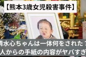 【熊本3歳女児殺害事件】